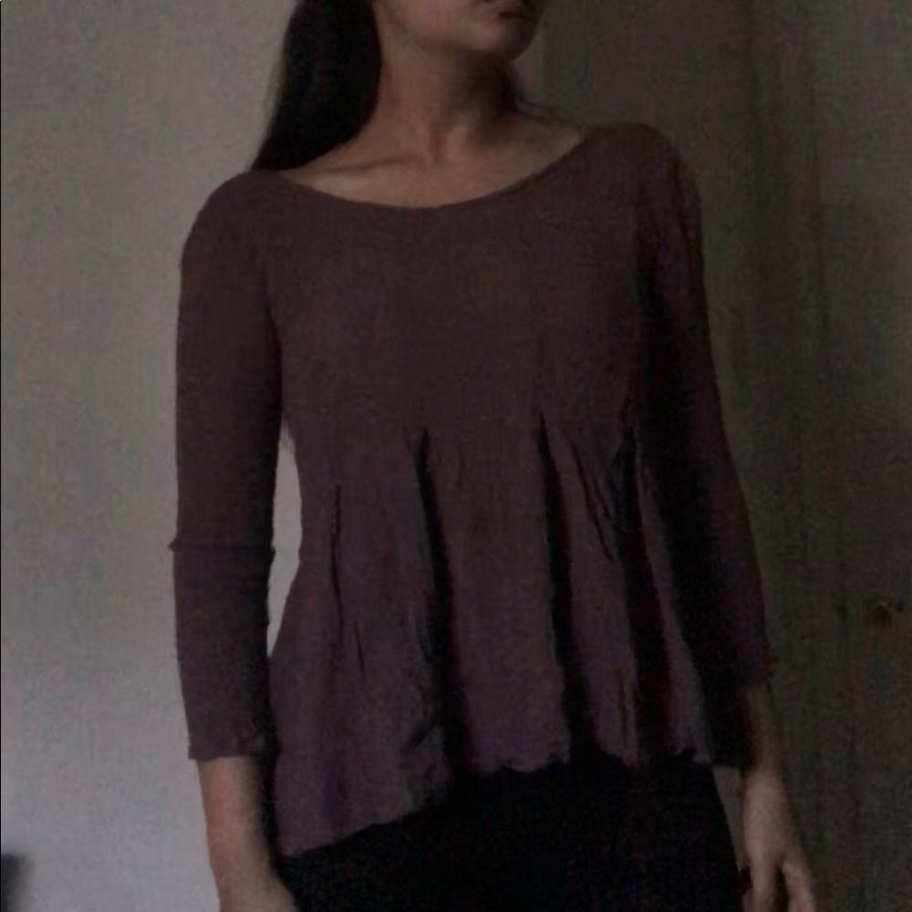 Clint Open Back blouse
